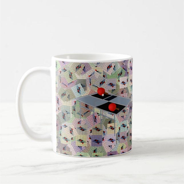 Ping Pong Bord, kaffe Mugg (Vänster)