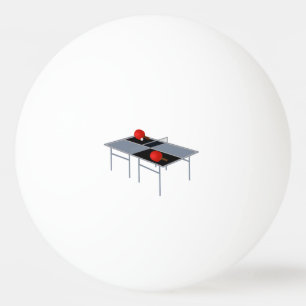 Ping Pong Bord med Paddles. Pingisboll