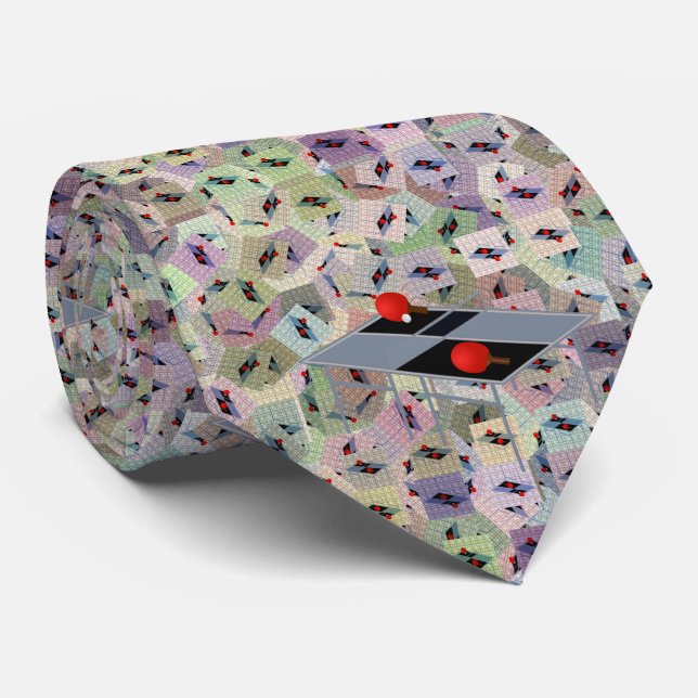 Ping Pong Bord, Neck Tie Slips (Rullad)