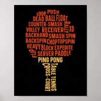 Ping Pong Bord Tennis Backhand Backspin Block