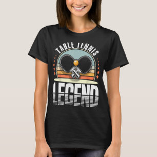 Ping Pong Bord Tennis Bord Tennis Fladdermus 3 T Shirt