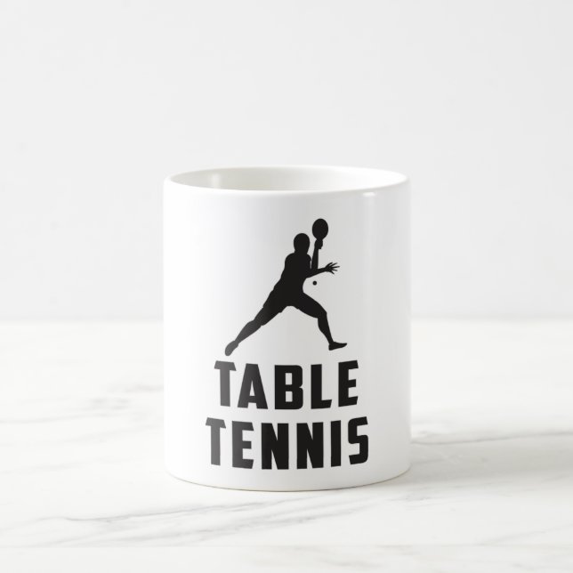Ping Pong Bord Tennis Paddle Player Gift Idea Kaffemugg (Center)