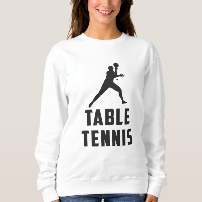 Ping Pong Bord Tennis Paddle Player Gift Idea T Shirt (Framsida)