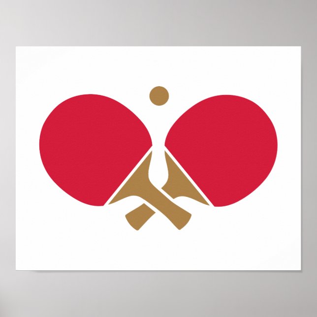 Ping Pong bord tennis Poster (Framsidan)