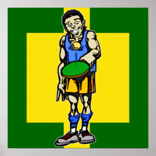 Ping Pong Bord Tennis Poster