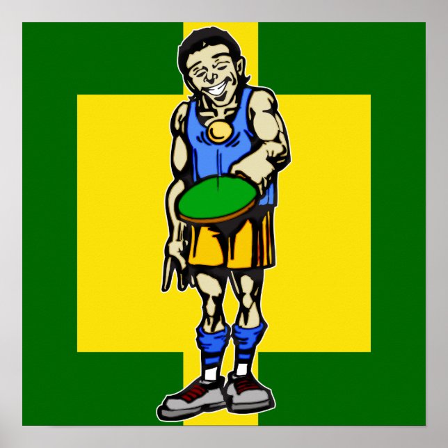 Ping Pong Bord Tennis Poster (Framsidan)
