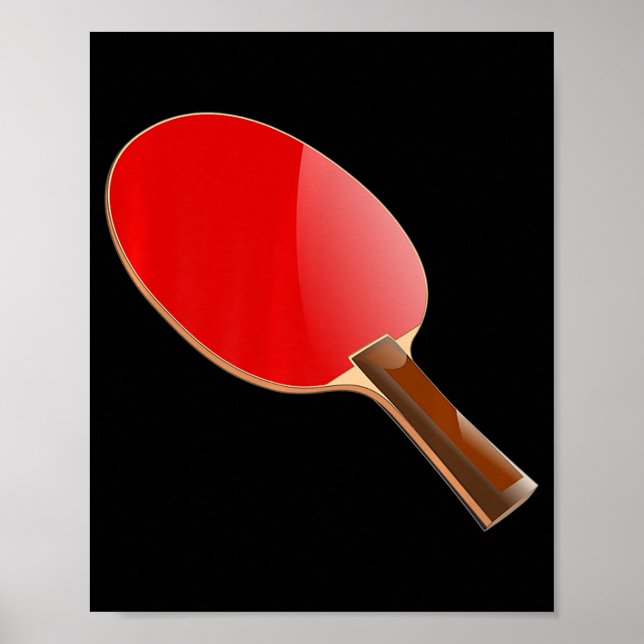 Ping Pong Bord Tennis Poster (Framsidan)