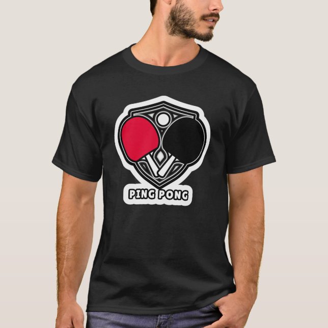 Ping Pong (Bord tennis) T Shirt (Framsida)