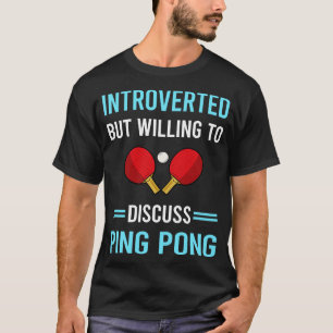 Ping Pong Bord Tennis T Shirt
