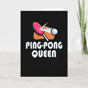Ping Pong Bord Tennis Women Player Kort