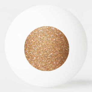 Ping Pong Bordtennis Koppar Guld Glitter Boll