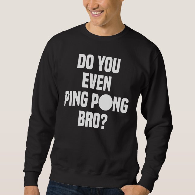 Ping Pong Bro Lång Ärmad Tröja (Framsida)