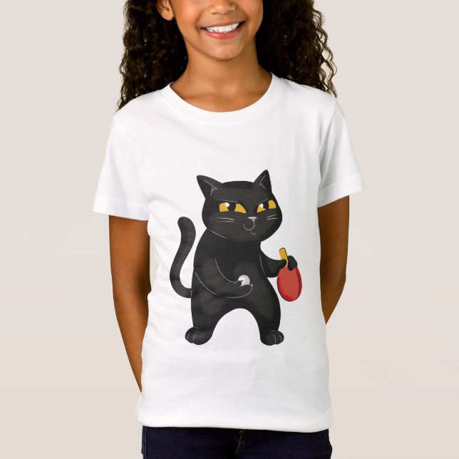 PING PONG CAT T SHIRT (Framsida)
