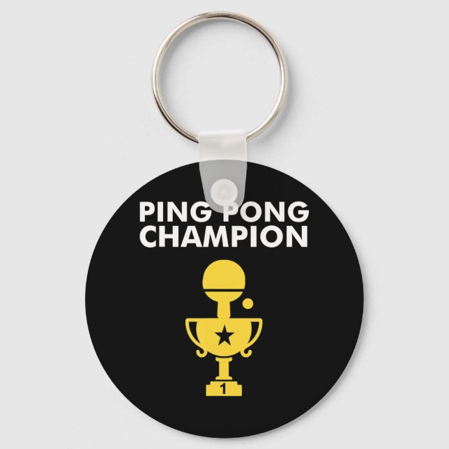 Ping Pong Champion for Bord Tennis Champions Nyckelring (Framsida)