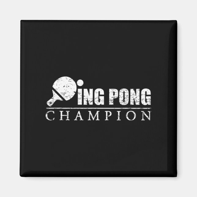 Ping Pong Champion  Magnet (Framsidan)