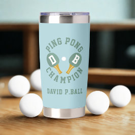 Ping Pong Champion Personlig Insulated Tumbler