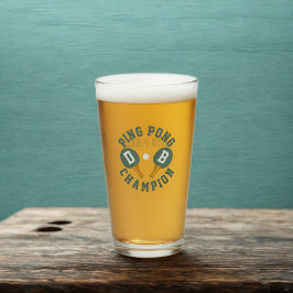 Ping Pong Champion Personlig Pint Glass Glaskopp