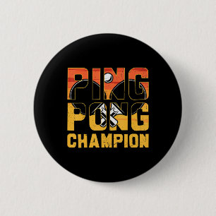 Ping Pong Champion Retro Bord Tennis Knapp