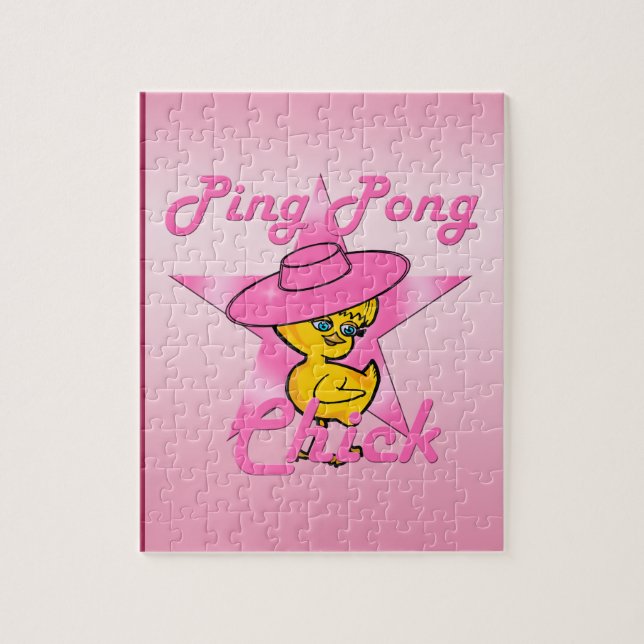 Ping Pong-Chick nr 8 Pussel (Vertikal)
