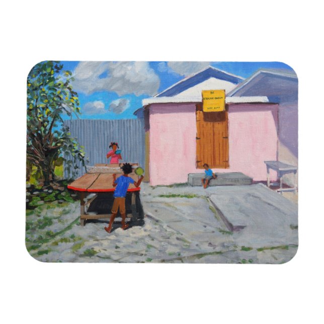 Ping Pong De African Queen Hideaway Magnet (Horisontell)