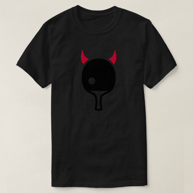 Ping Pong djävulen T Shirt (Design framsida)