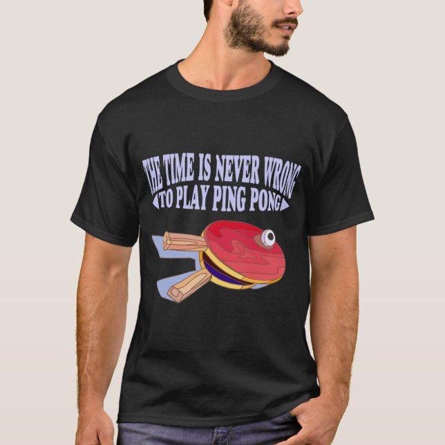 Ping Pong fanatic T Shirt (Framsida)