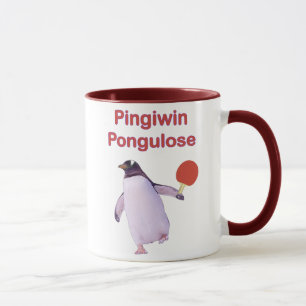 Ping Pong för iWinuLosepingvin Mugg
