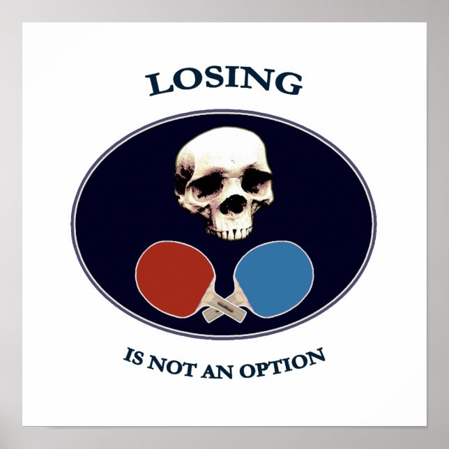 Ping Pong för Pirat Skull Option Poster (Framsidan)
