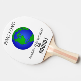 PING PONG GÖR VÄRLDEN ATT GÅ---RUNDA! PINGISRACKET