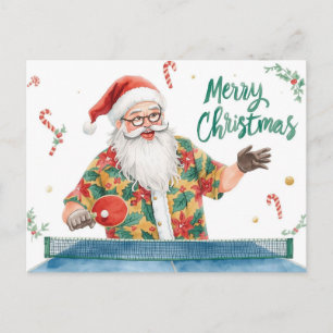 Ping Pong jul Tomte hawaiiskorta Helg Vykort