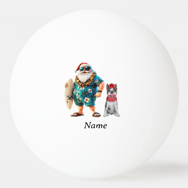 Ping pong jul  Tomte  Pingisboll (Framsidan)