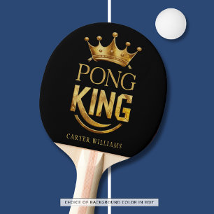 Ping Pong Kung Guld Krona Personlig Pingisracket