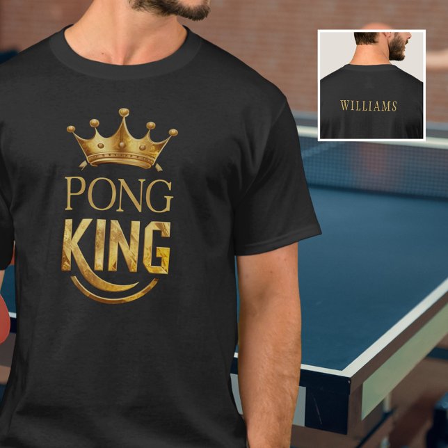 Ping Pong Kung Guld Krona Personlig T Shirt (Skapare uppladdad)