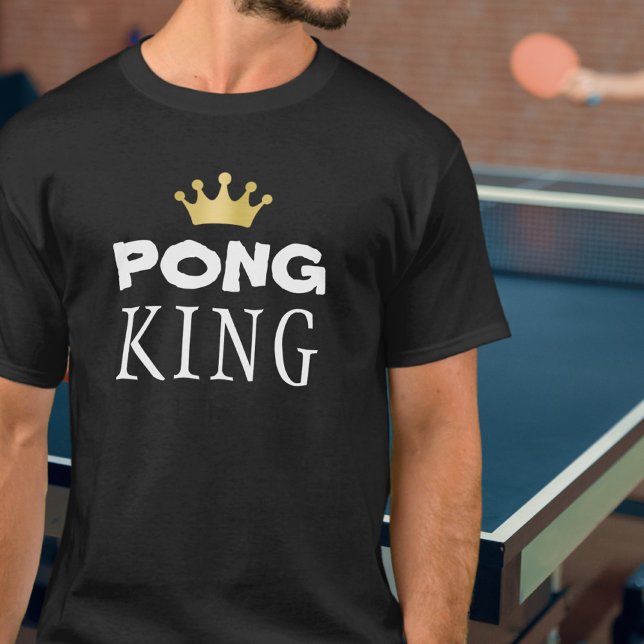PING PONG KUNG Guld Krona T Shirt (Skapare uppladdad)