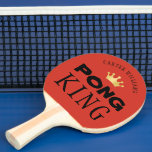 PING PONG KUNG Personlig Red Orange Pingisracket<br><div class="desc">Krona är mästare på att pinga pong med en personlig PONG KUNG-paddel med ditt val av bakgrund färg (visas i röd orange). FÄRG CHANGE: Ändra bakgrunden till färg genom att klicka på EDIT USING DESIGN VERKTYG i avsnittet PERSONALIZE. PADDLE STILAR: Välj mellan ensidiga eller dubbelsidiga utskriftsalternativ på beställningssidan. ASSISTANS: Om...</div>