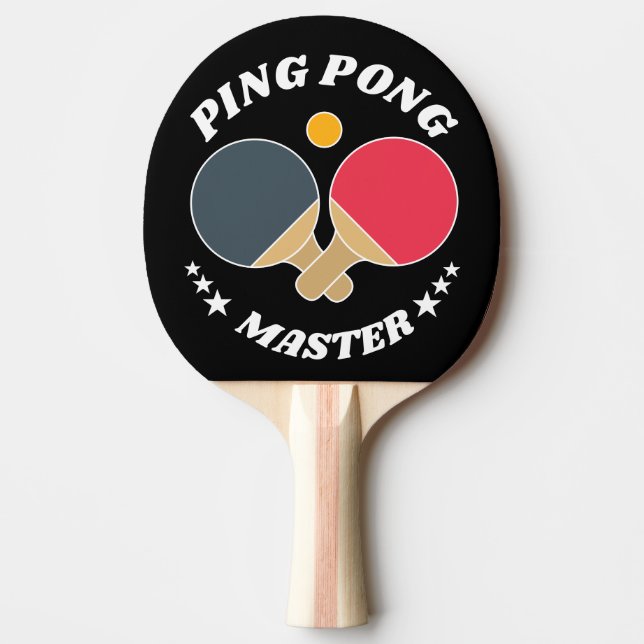 Ping Pong Master - Bord Tennis Älskare Anpassnings Pingisracket (Framsidan)