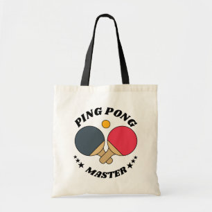 Ping Pong Master - Bord Tennis Älskare Anpassnings Tygkasse