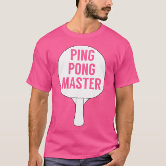 Ping Pong Master Bord tennis - Lustigt Tee for Pl