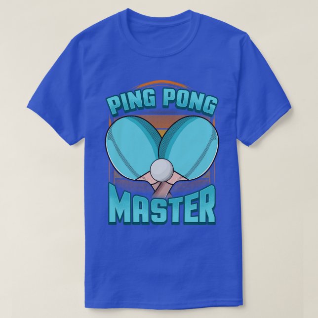 Ping Pong Master Bord Tennis Pingpong T Shirt (Design framsida)