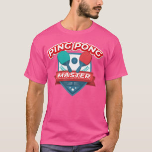 Ping Pong Master Bord Tennis T Shirt
