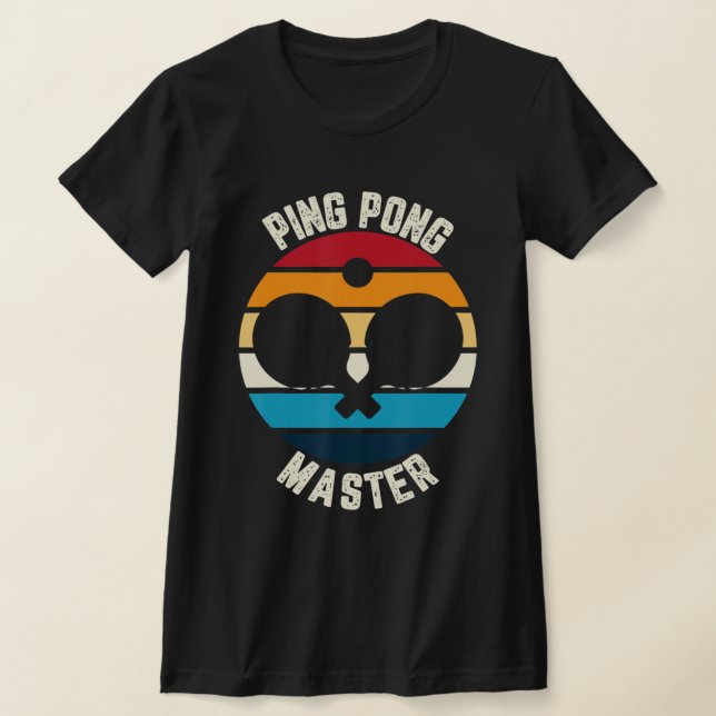 Ping Pong Master Bord Tennis T Shirt (Laydown)