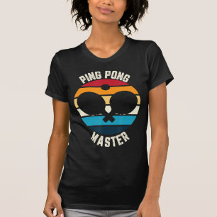 Ping Pong Master Bord Tennis T Shirt