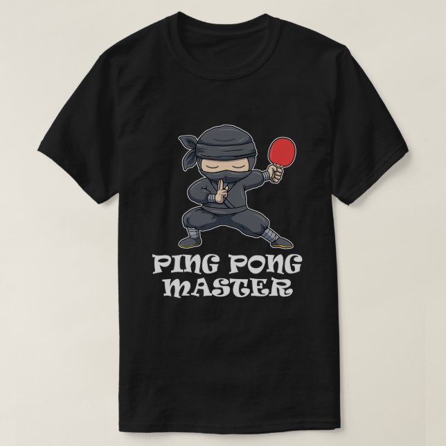 Ping Pong Master Funny Ping Pong Gift T Shirt (Design framsida)