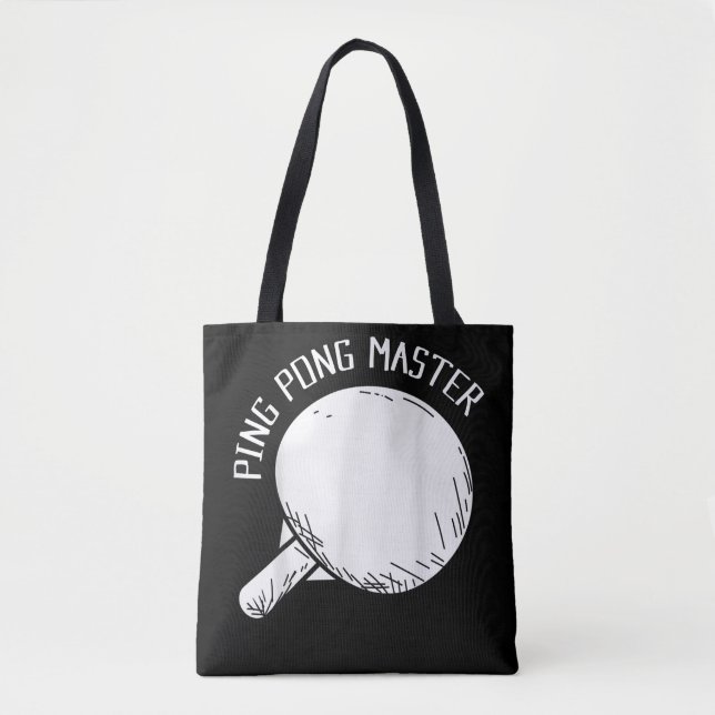 Ping Pong Master Funny Say Bord Tennis Tygkasse (Framsida)