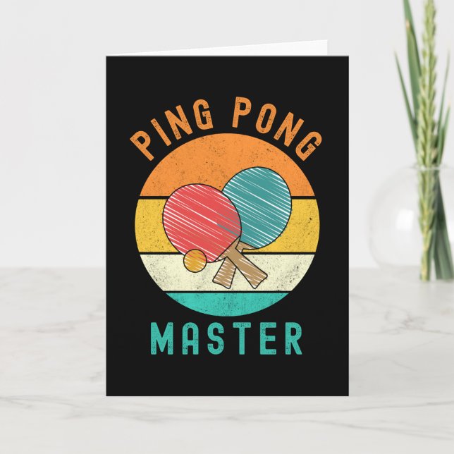 Ping Pong Master Kort (Framsida)