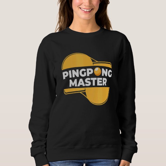 Ping Pong Master Ping Pong Bord Tennis Sports T Shirt (Framsida)