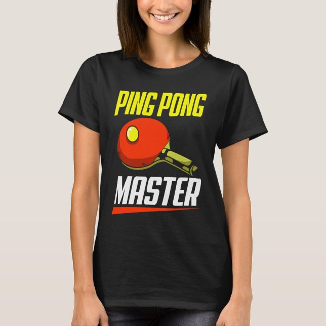 Ping Pong Master T Shirt (Framsida)