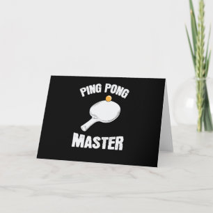 Ping Pong Master Tischtenniskelle mit Boll Kort