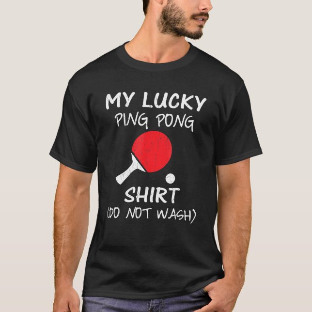 Ping Pong - Min Lucky Ping Pong T Shirt (Framsida)