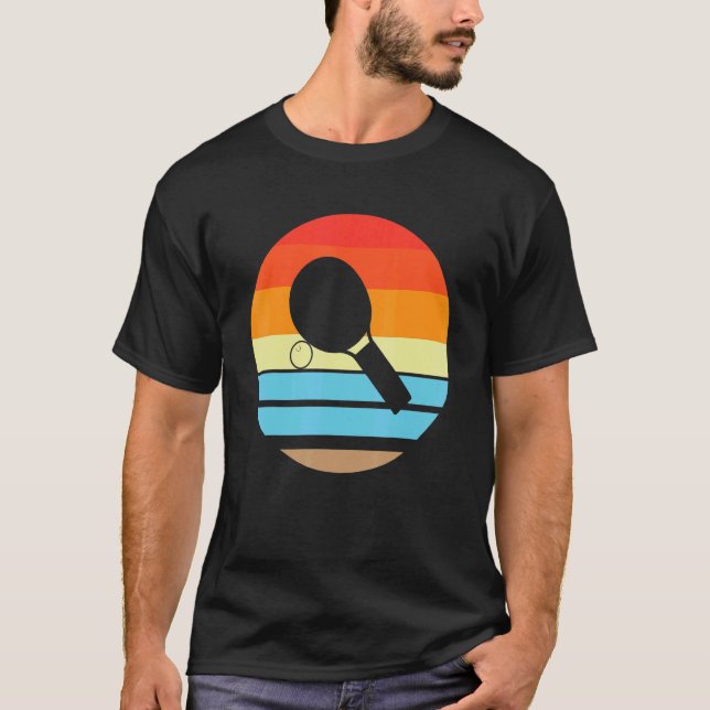 Ping Pong Ninja Whiff Whaff Bord Tennis Player Co T Shirt (Framsida)